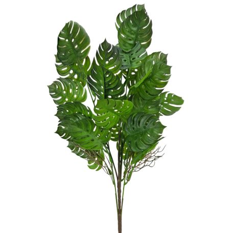 Hosszúkás műzöld csokor 7 - Sötétzöld - 60 cm