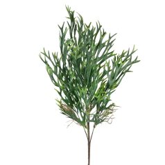 Műzöld szarvasagancs csokor - Hamvaszöld - 60 cm