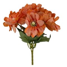 Vegyes színű kicsi csokor 174 - Narancs - 27 cm