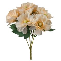 Vegyes színű kicsi csokor 174 - Halvány barack - 27 cm