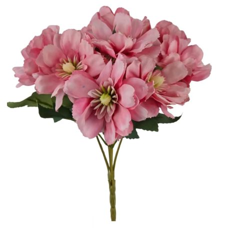 Vegyes színű kicsi csokor 174 - Rózsaszín - 27 cm