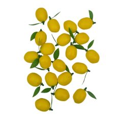Mű citrom egész - 3 cm - 20 db/csomag