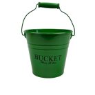 Színes bádog vödör BUCKET - Zöld - 10x10x13 cm. 13x13x12 cm 