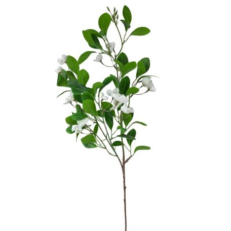 Virágos ág 20 - Fehér - 82 cm 