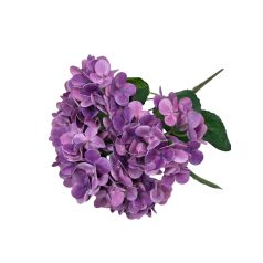 Hortenzia csokor 1 - Sötét lila - 42 cm