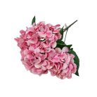 Hortenzia csokor 1 - Cirmos rózsaszín - 42 cm