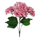Hortenzia csokor 1 - Rózsaszín - 42 cm