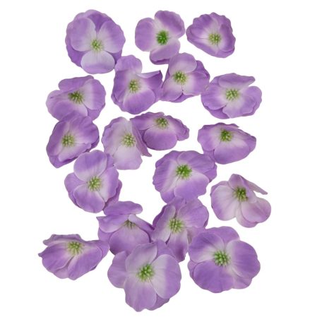 Dekor fejvirág 43 - Lila - 7 cm - 20 db/csomag