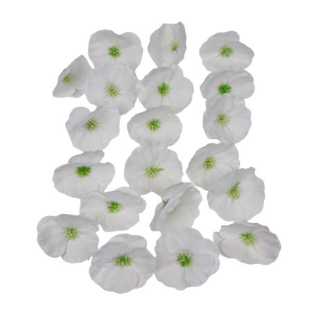 Dekor fejvirág 43 - Fehér - 7 cm - 20 db/csomag