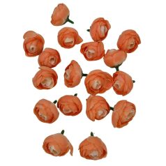 Dekor fejvirág 47 - Narancs - 3 cm - 18 db/csomag
