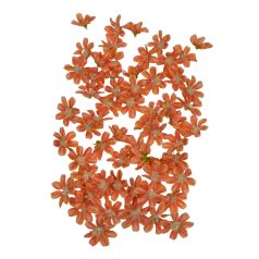 Dekor fejvirág 46 - Narancs - 4 cm - 60 db/csomag