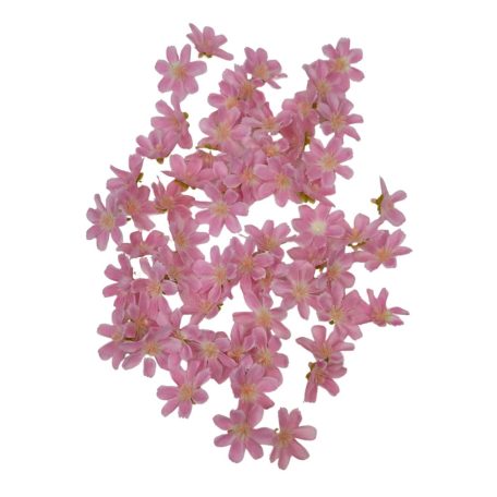 Dekor fejvirág 46 - Rózsaszín - 4 cm - 60 db/csomag