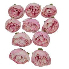 Dekor fejvirág 48 - Rózsaszín - 4,5 cm - 10 db/csomag 