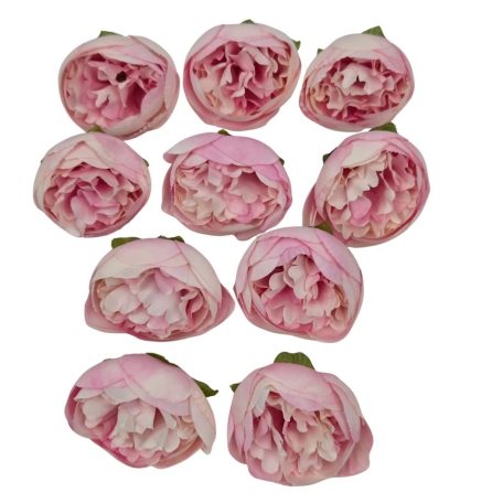 Dekor fejvirág 48 - Rózsaszín - 4,5 cm - 10 db/csomag 