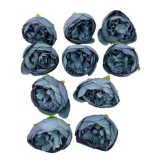 Dekor fejvirág 48 - Kék - 4,5 cm - 10 db/csomag