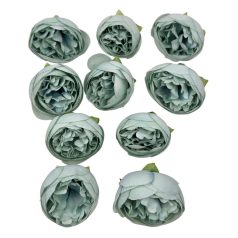 Dekor fejvirág 48 - Menta - 4,5 cm - 10 db/csomag