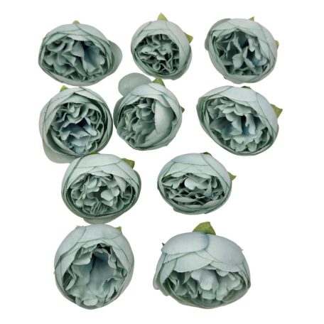 Dekor fejvirág 48 - Menta - 4,5 cm - 10 db/csomag