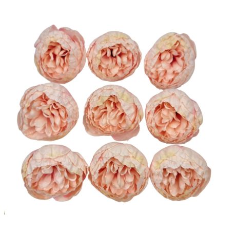 Dekor fejvirág 40 - Cirmos - 5 cm - 9 db/csomag