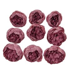 Dekor fejvirág 40 - Mályva - 5 cm - 9 db/csomag 