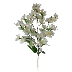 Virágos ág 22 - Tört fehér - 85 cm