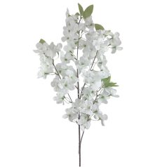 Virágos ág 21 - Fehér - 98 cm 