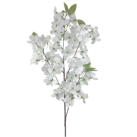 Virágos ág 21 - Fehér - 98 cm 