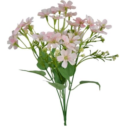 Vegyes színű kicsi csokor 177 - Rózsaszín - 33 cm 