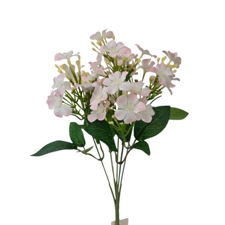 Vegyes színű kicsi csokor 185 - Halvány rózsaszín - 32 cm