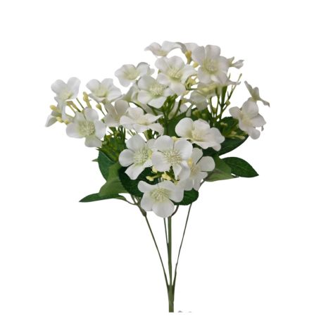 Vegyes színű kicsi csokor 185 - Fehér - 32 cm 