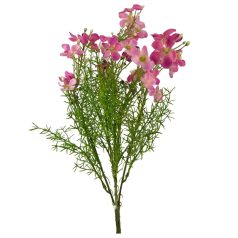  Apró virágos műzöld csokor 2 - Pink - 40 cm