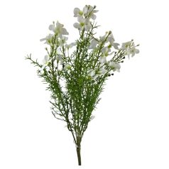  Apró virágos műzöld csokor 2 - Fehér - 40 cm