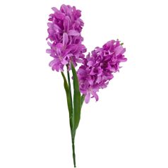 2 ágas jácint virág - Pink - 39 cm