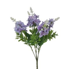 Vegyes színű kicsi csokor 178 - Lila - 33 cm
