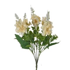 Vegyes színű kicsi csokor 178 - Krém - 33 cm