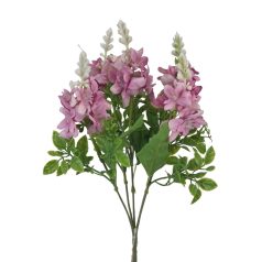 Vegyes színű kicsi csokor 178 - Mályva - 33 cm