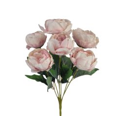   Vegyes színű kicsi csokor 186 - Fáradt rózsaszín - 32 cm 