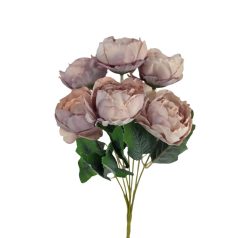Vegyes színű kicsi csokor 186 - Antik mályva - 32 cm