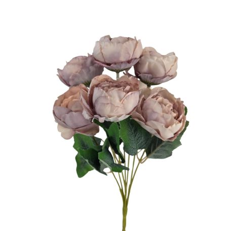 Vegyes színű kicsi csokor 186 - Antik mályva - 32 cm