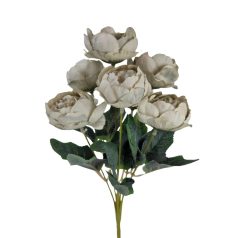 Vegyes színű kicsi csokor 186 - Szürke - 32 cm 
