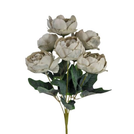 Vegyes színű kicsi csokor 186 - Szürke - 32 cm 