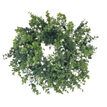 Műzöld koszorú alap 43 - 20 cm alap - 33 cm teljes átmérő 