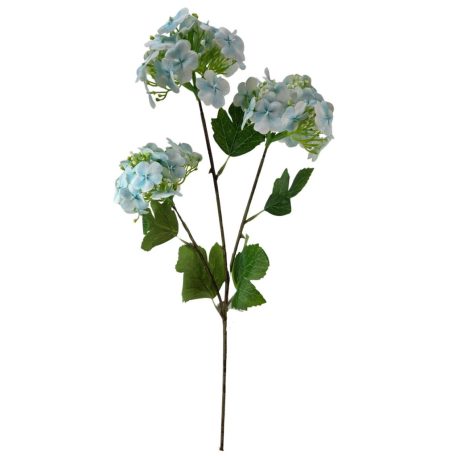3 ágas hortenzia - Világoskék - 67 cm