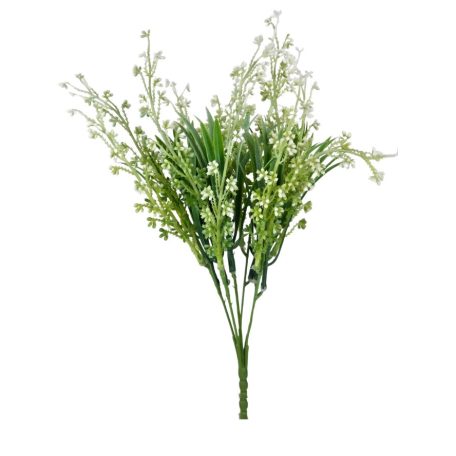 Műzöld 490 - Fehér - 35 cm