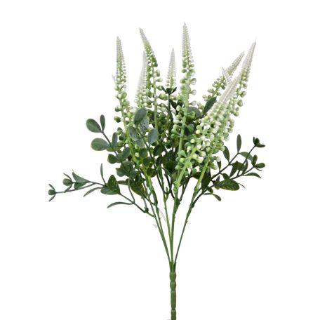 Műzöld 496 - Fehér - 34 cm