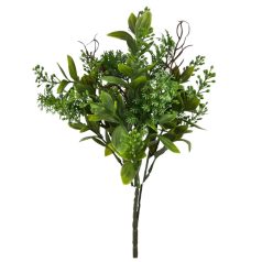 Vegyes műzöld csokor 7 - Zöld - 40 cm 
