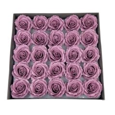  Nyílt szappanrózsa - Antik lila - 5,5-6 cm - 25 db/doboz