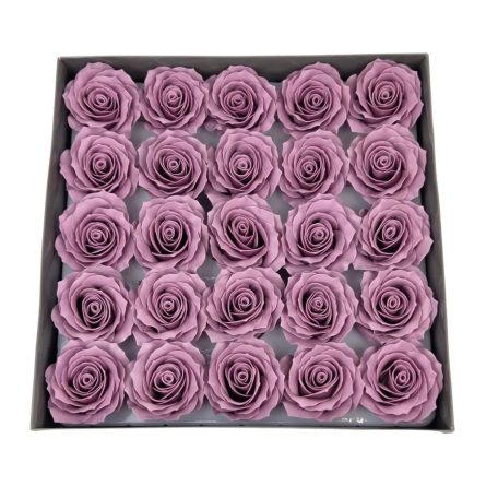  Nyílt szappanrózsa - Antik lila - 5,5-6 cm - 25 db/doboz