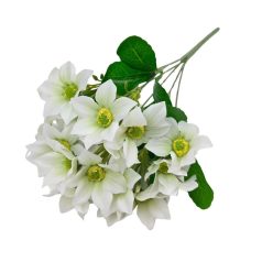 Nebáncsvirág csokor A - Fehér - 34 cm