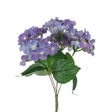 Real touch hortenzia csokor - Lila - 33 cm