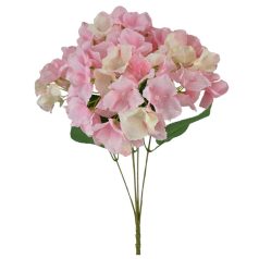  5 fejes hortenzia csokor - Rózsaszín - 50 cm